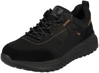 Sneaker RIEKER SPORT, Herren, Gr. 40, schwarz, Leder, Synthetik, Schuhe Sneaker,