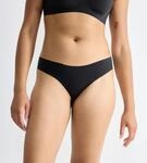 Tanga SLOGGI "ZERO Feel 2.0", Damen, Gr. XS, schwarz, Single Jersey;Interlock,