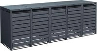 WESTMANN M&uuml;lltonnenbox Kubus, Platz f&uuml;r 5x240 L M&uuml;lltonnen