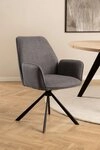ACTONA GROUP Esszimmerstuhl Glenda 2er-Set, 360&deg; drehbar, mit Armlehnen, in...