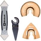 Einhell Multitool EINHELL Multi-Tool-Set Fliesen, 4-teilig, (f&uuml;r