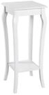 HAKU Beistelltisch Beistelltisch wei&szlig; - Sofatisch MDF - B 30 x H 71 x T 30 cm (1