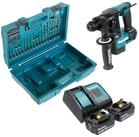 Makita Akku-Bohrhammer DHR 171 SFX3 18 V 1,2 J SDS-Plus + 2x Akku 3,0 Ah +...