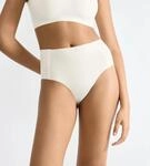 High-Waist-Slip SLOGGI "ZERO Feel 2.0", Damen, Gr. XS, wei&szlig; (silk wei&szlig;), Jersey,
