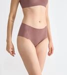 High-Waist-Slip SLOGGI "ZERO Feel 2.0", Damen, Gr. XS, braun (cacao), Jersey,