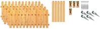 Tetzner & Jentzsch Lattenzaun Houston 2, (Set), 4 Elemente, LxH: 765x80 cm