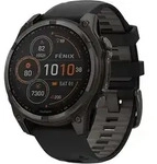 Garmin Garmin Fenix 8 &ndash; 47 mm Solar Sapphire, Graphit / Carbongrau Titanium