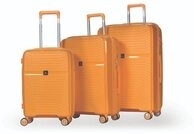 Hoffmanns Kofferset 3-tlg. Koffer-Set POLYPROPYLENE Modell: DAISY, leise...
