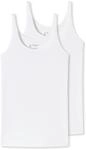 Tr&auml;gertop SCHIESSER "95/5", Damen, Gr. 36, 100, wei&szlig;, Single Jersey, Obermaterial: