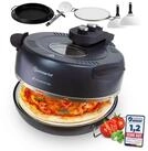 Sommertal Pizzaofen Sommertal PizzaProfi XXL Pizzaofen, 39cm Pizzastein, mit