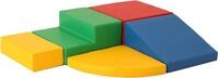 IGLUSoftplay IGLU Set 6 Corner Climber, Pastell/Gr&uuml;n/Honig -...