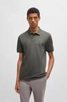 Poloshirt BOSS ORANGE "Passenger Regular Fit", Herren, Gr. L, open grau076,...