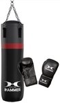 Hammer Boxsack Cobra (Set, mit Boxhandschuihen)