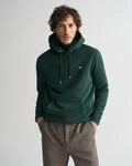 Hoodie GANT "REG SHIELD HOODIE", Herren, Gr. S, gr&uuml;n (tartan gr&uuml;n), Obermaterial: