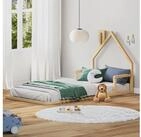 IDIMEX Hausbett ELOA, Bodenbett Kinderbett 90x200 cm Montessori