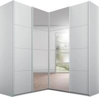 rauch Schwebet&uuml;renschrank Schrank Garderobe Eckkleiderschrank QUADRA Front in