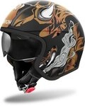 Airoh Motorradhelm J110 Oni Jethelm, Vorbereitet F&uuml;r