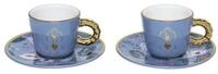 BIALETTI Geschirr-Set Bialetti Set 2 Tassen inkl. Untertassen BRIDGERTON
