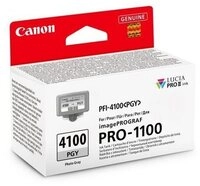 Canon Canon PFI-4100 PGY Foto Grau Tintenpatrone Farbpatrone Nachf&uuml;lltinte...
