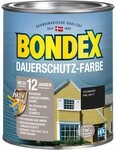 Bondex Holzschutzlasur Bondex Dauerschutzfarbe 0,75 L schwarz