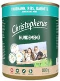 Christopherus Menue Adult mit Truthahn, Reis, Karotte 800 g - 6 St&uuml;ck,...