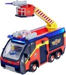 SIMBA Spielzeug-Feuerwehr Feuerwehrmann Sam, Jupiter, mit Licht- und...