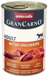 Animonda GranCarno Adult mit Gefl&uuml;gelherzen 400 g - 6 St&uuml;ck, Nassfutter f&uuml;r:...