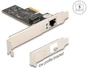 Delock DeLOCK PCI Express x1 Karte zu 1 x RJ45 5 Gigabit Computer-Adapter