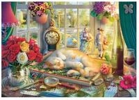 Schmidt Spiele Puzzle Puzzlezeit Mit Katze (1000 Teile), Puzzleteile