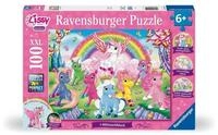 Ravensburger Puzzle Kinderpuzzle 100 Teile - Lissy Pony Activity Puzzle, 100
