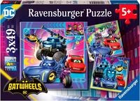 Ravensburger Puzzle An alle Batwheels!, 147 Puzzleteile, 3 x 49 Teile, Made in...