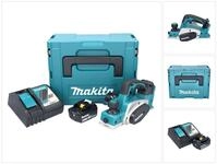 Makita Akku-Falzhobel DKP 180 RM1J Akku Hobel 18 V 82 mm + 1x Akku 4,0 Ah +