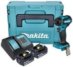 Makita Akku-Schrauber DDF 083 SMJ 18 V 40 Nm 1/4'' + 2x Akku 4,0 Ah + Ladeger&auml;t +