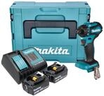 Makita Akku-Schrauber DDF 083 SFJ 18 V 40 Nm 1/4'' + 2x Akku 3,0 Ah + Ladeger&auml;t +