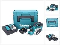Makita Akku-Falzhobel DKP 180 RG1J Akku Hobel 18 V 82 mm + 1x Akku 6,0 Ah +