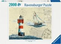 Ravensburger Puzzle Romantischer Leuchtturm, 2000 Puzzleteile, Made in Germany