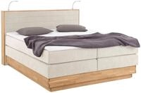 Home affaire Boxspringbett Cavan, Eiche, inkl. Bettkasten & Topper, verschiedene