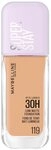 MAYBELLINE NEW YORK Foundation SUPER STAY LUMI MATTE FOUNDATION, mittlere bis...