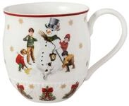 Villeroy & Boch Becher Toy's Fantasy Henkelbecher Schneemann 0,45l, Premium...