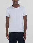 T-Shirt REPLAY, Herren, Gr. L, wei&szlig;, Jersey, Obermaterial: 100% Baumwolle,