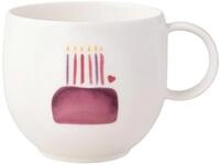 Villeroy & Boch Becher With Love Henkelbecher Happy Birthday 0,29l, Porzellan