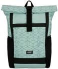 LARKSON Cityrucksack No 2, Rolltop Damen Herren, Laptop Fach (1-tlg), Wasserabweisend