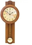 Selva Technik Wanduhr Funk-Pendelwanduhr, aus Kirschbaum, made in Germany