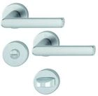HOPPE Rosette Rosettengrt.Hamburg 1700/42KB/42KBS Alu.F1 SK/OL DIN L/R HOPPE