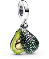 Pandora Charm-Einh&auml;nger Avocado Doppelter Charm-Anh&auml;nger, 925er Silber,...
