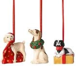 Villeroy & Boch Dekoobjekt Nostalgic Ornaments Ornamente Hunde 3er Set (3 St.,...