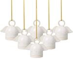 Weihnachtsfigur "Ornamente Engel Winter Glow 6er Set beige", beige, LIKE. BY...