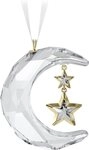 Swarovski Dekoh&auml;nger Kristall Sammelfigur Holiday Magic Mond Ornament (1 St),