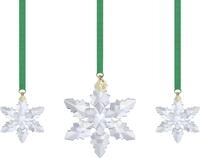 Swarovski Dekoh&auml;nger Multipack Annual Edition Festive Ornament Set 2024 (Set, 3 St),