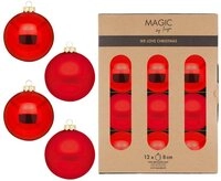 MAGIC by Inge Weihnachtsbaumkugel Glas Christbaumkugeln Set &Oslash;4cm, &Oslash;6cm oder...